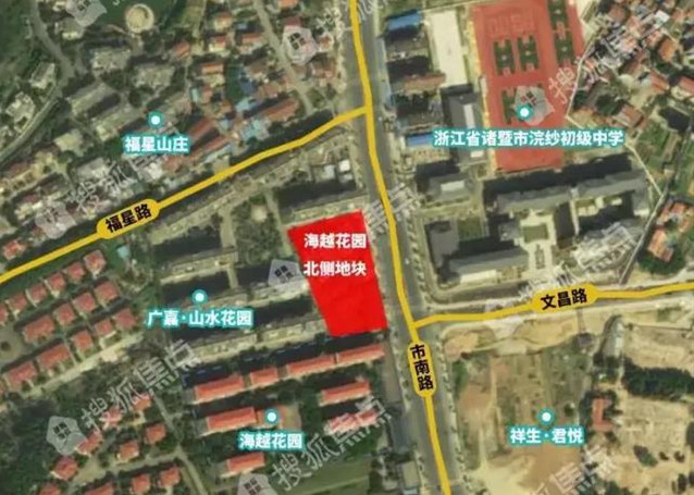 世茂在诸暨拿地，2.6577亿元竞得地块，楼面价6407元/㎡